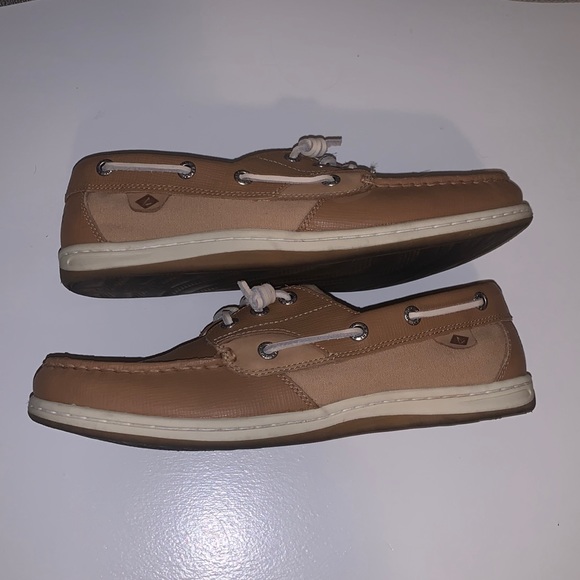 Sperry Women's Songfish Saffiano Leather Boat Shoe - Picture 5 of 8